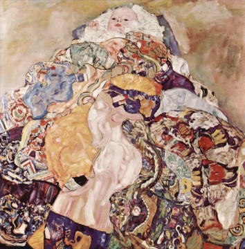 Bebé 3 Gustav Klimt Pinturas al óleo